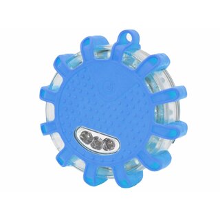 Powerflash PLUS LED Signalleuchte Batterie Blau